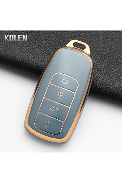 Choice9 G-Gray Fashion TPU Car Smart Key Case Cover For Chery Tiggo 8 Pro Tig...