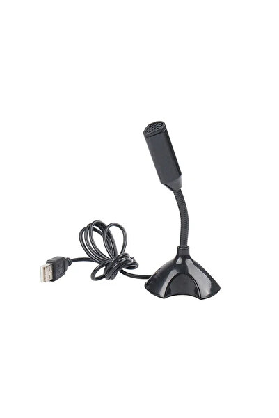 Choice ميكروفون VIKEFON MKF أسود اللون يعمل بمنفذ USB، مناسب لأجهزة الكمبيوتر...