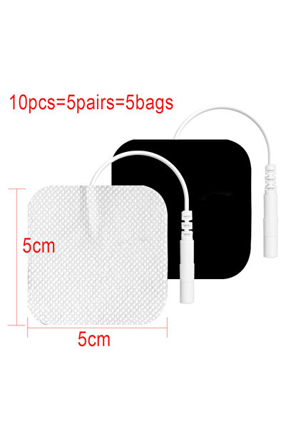 Choice3 10 قطع أو 20 قطعة من لصقات التحفيز الكهربائي للعضلات (TENS) بحجم 5x5 ...