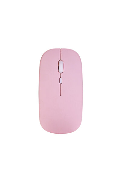 Choice1 ماوس بلوتوث صامت وردي اللون من ماركارون، ماوس بصري لاسلكي لأجهزة الكم...