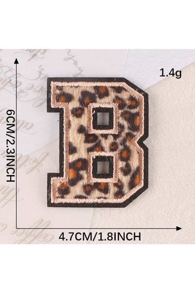 Choice21 شارات حروف الأبجدية الإنجليزية من BA إلى Z، ملصقات تطريز بنقشة مطبوع...