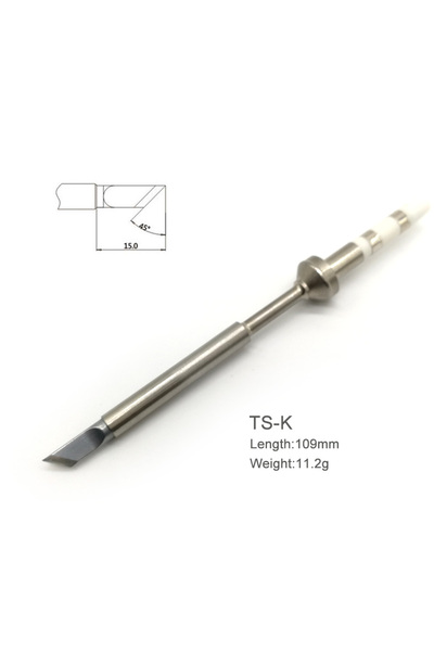 Choice6 قطعة واحدة من رؤوس مكواة اللحام TS-K TS101/TS100/T85، بديلة لمختلف مو...