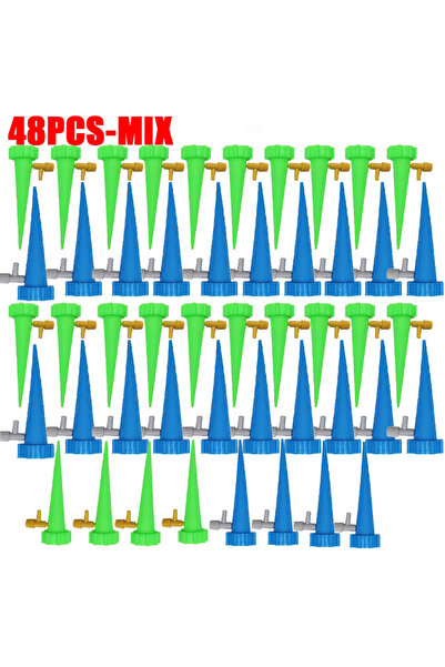 Choice8 نظام ري بالتنقيط أوتوماتيكي قابل للتعديل، مكون من 48 قطعة، مناسب للزه...