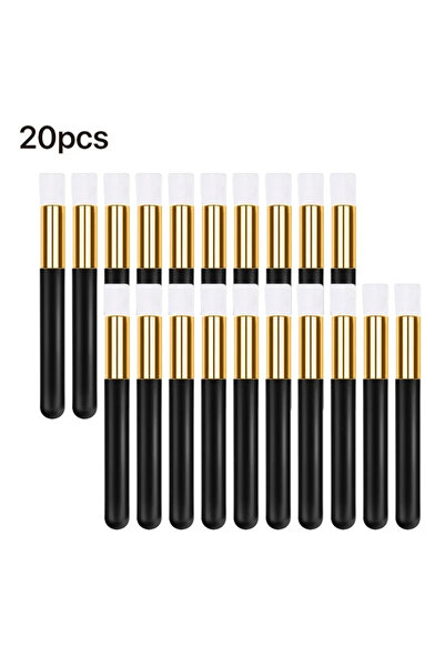 choice2 A0069-Black-20PCS 10/20/50pcs Eyelash Cleaning Brush Lash Shampoo Bru...