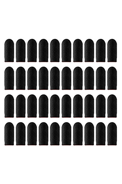 Choice5 40PCS Black 20/40pcs Mobile Game Fingertip Cover Sweatproof Anti-slip...