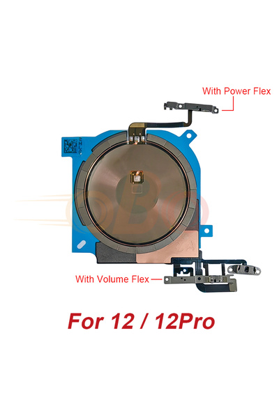 Choice7 ملصق ملف الشحن اللاسلكي مع كابل مرن للتحكم في مستوى الصوت والطاقة لهو...