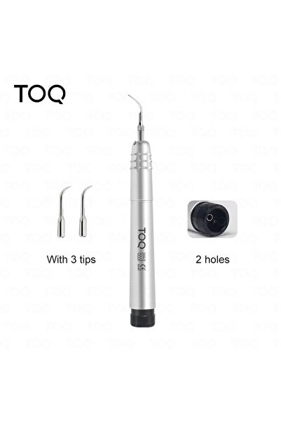 Choice جهاز تنظيف الأسنان بالموجات فوق الصوتية ذو فتحتين مع 3 رؤوس لإزالة جير...