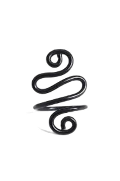 Choice1 1pc black Adjustable Crhet Tension Ring Handmade Crhet Tension Ring G...