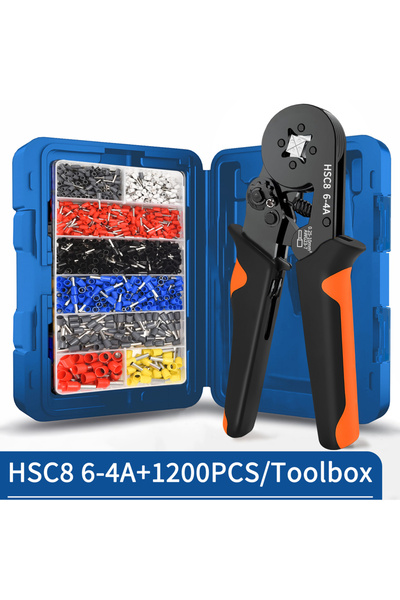 Choice16 صندوق HSC8 6-4A 1200 طرف توصيل أنبوبي للتجعيد، كماشة تجعيد متعددة HS...