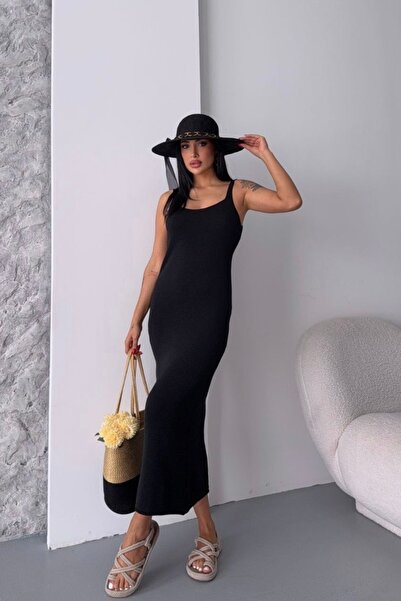 Auroveen Maxi Boy Strap Knitwear Dress Av3680