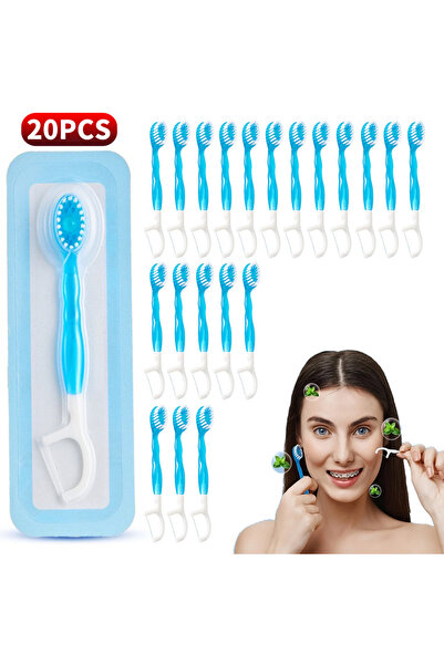 Choice3 BZ 20 Mint Single Mint flavored bead toothbrush, deeply cleanses the ...