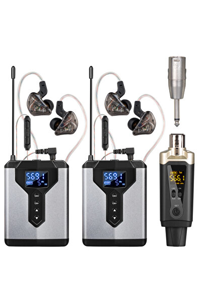 choice2 DT2 Stereo UHF in-ear monitoring wireless system DT1/2/4 transmitter ...