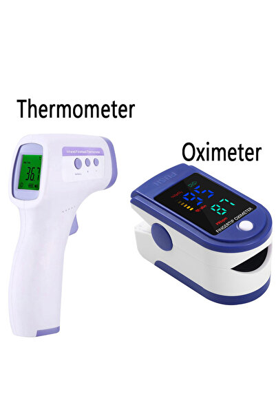 Choice thermometer-oximeter Digital Infrared Thermometer Forehead Body Non-Co...