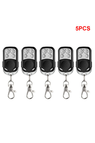 Choice5 5pcs Universal 4 Butt Garage Door Opener Remote Control 433MHZ Clone ...