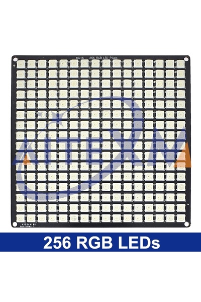 choice2 وحدة إضاءة LED WS2812 5050 RGB 16x16، تدعم 4x4 و8x8 و16x16، مزودة بمص...