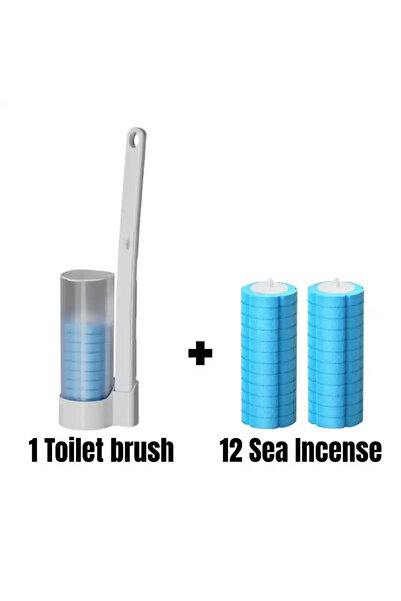 choice2 مجموعة فرشاة تنظيف المرحاض B-Sea للاستخدام مرة واحدة، أداة تنظيف مثبت...
