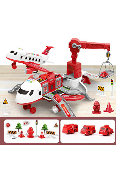 Choice1 طائرة لعبة كبيرة الحجم للأطفال، مزودة بموسيقى محاكاة ومسار موسيقي متط...