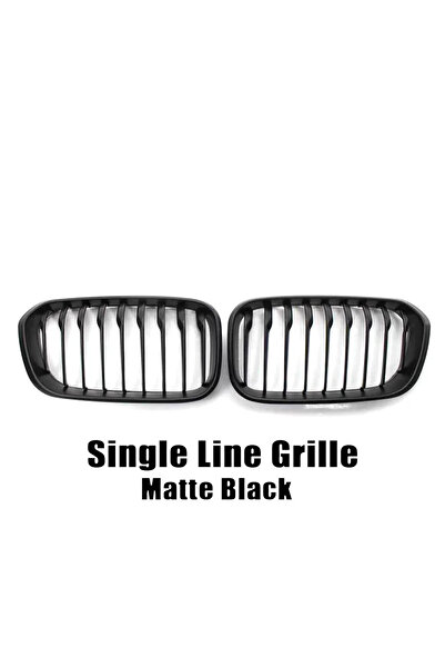 Choice1 Single-Matte Black XVIP 1 Pair Front Grilles For BMW 1 Series F20 F21...