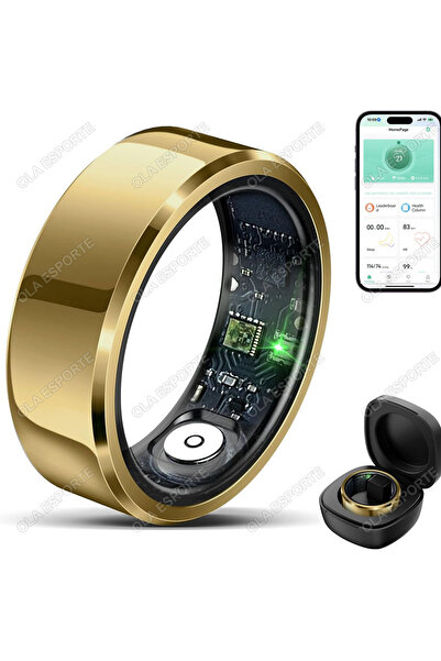 Choice22 خاتم ذكي من جولد بوكس ​​2025، مزود بخاصية مراقبة ضغط الدم ومعدل ضربا...