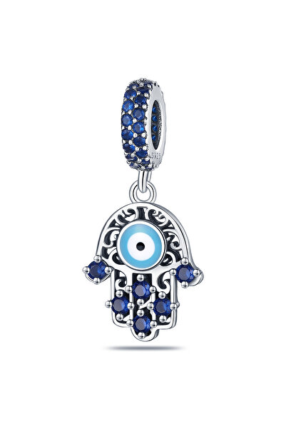 Choice58 PAC1082 925 Sterling Silver Mysterious Blue Butterfly Devil's Eye Fa...