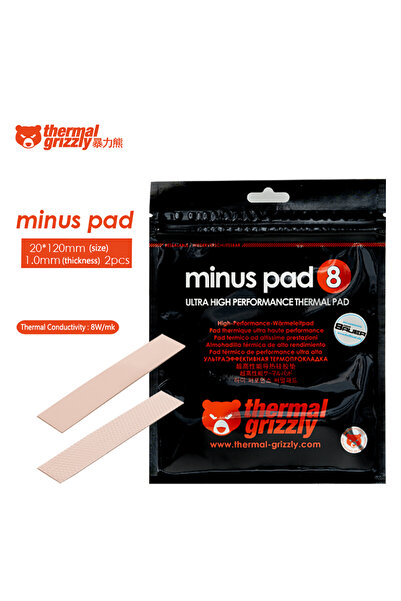 Choice9 20x120x1.0mm 2PCS Thermal Grizzly Minus Pad 8 Thermal Pad Multi-Size ...
