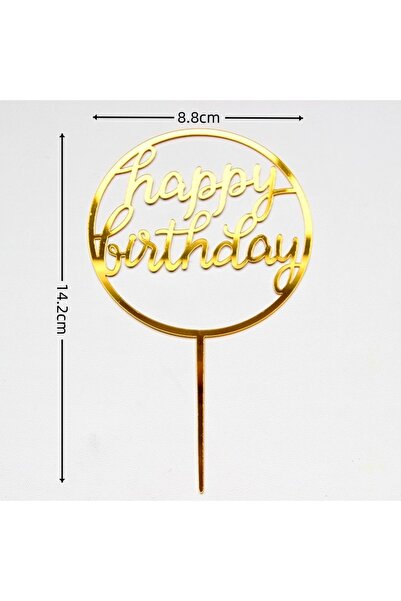 Choice4 10Pcs F 10/20Pcs 14cm Happy Birthday Cake Topper Acrylic Letter Cake ...