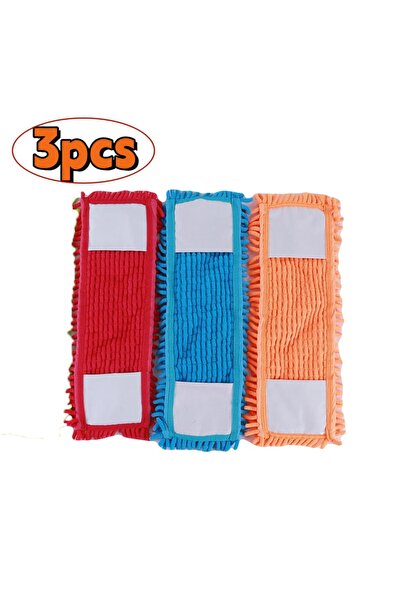 Choice4 3 قطع من وسادات التنظيف الجديدة باللون الأحمر والأزرق والبرتقالي، ممس...
