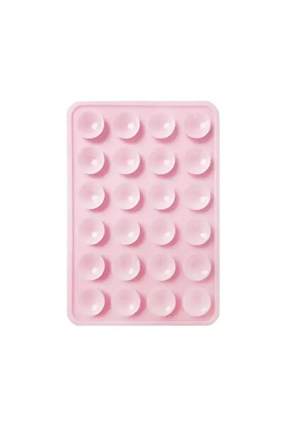 Choice4 Pink Double Side Silicone Suction Pad For Mobile Phone Fixture Suctio...