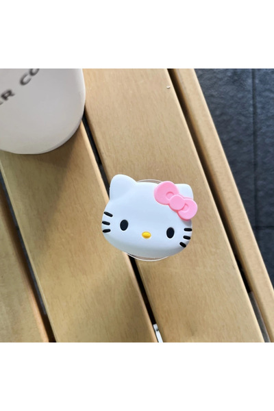 Choice حامل هاتف لطيف من سانريو هيلو كيتي، مزود بحلقة تثبيت للأصابع، مناسب لح...