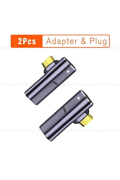 Choice6 محول c206 USB4.0 Thunderbolt3 مغناطيسي USB-C إلى Type-C بقدرة 140 واط...