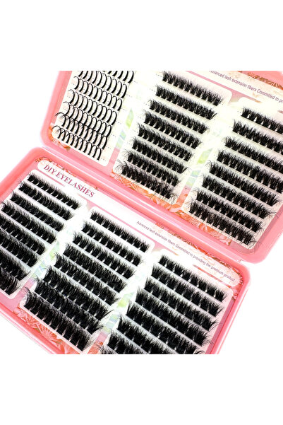 Choice1 مزيج D 60D80D100D120D150D، 48 صفًا، 6 أنماط، رموش مدببة، رموش فردية، ...