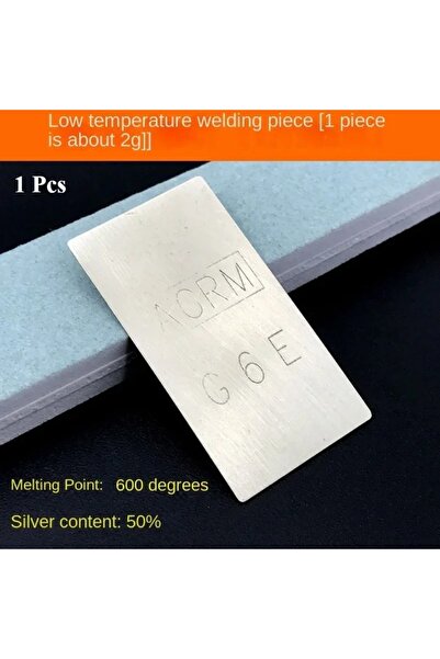 Choice7 1 PC G6 E 600 Silver Solder Sheets 600/700/800°C - High/Med/Low Temp ...