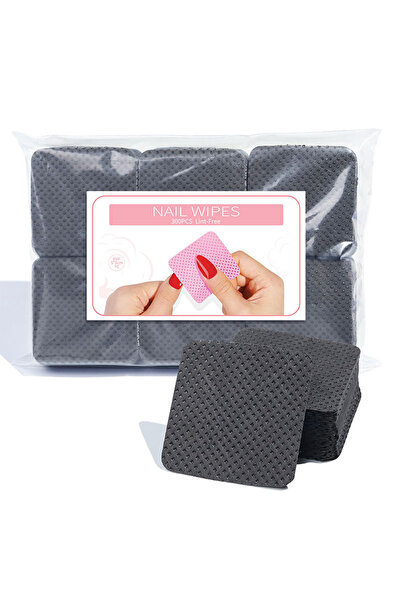 Choice1 black 300pcs/Pack Lint-free Nail Polish Remover Napkin Colorful Cotto...