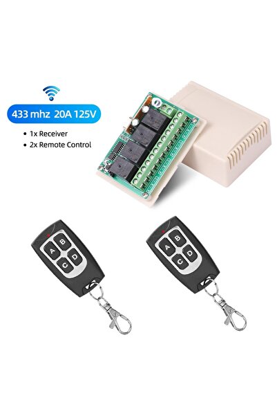 choice2 وحدة تحكم لاسلكية عن بعد من نوع kebidumei، بتردد 433 ميجاهرتز، تعمل ب...