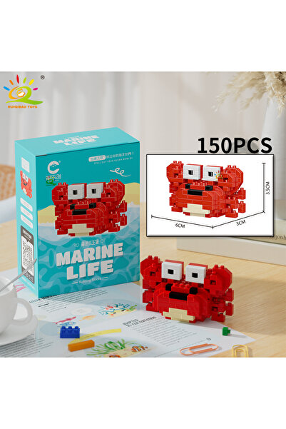 Choice4 رقم 67 مع العلبة، مجموعة بناء صغيرة لطيفة من هويكيباو، تضم سمكة قرش و...