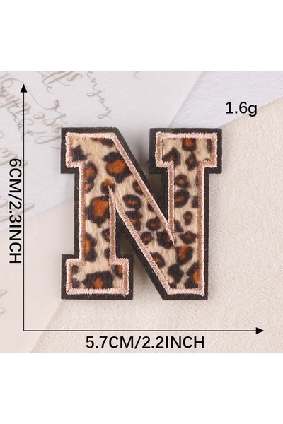 Choice17 شارات حروف الأبجدية الإنجليزية من NA إلى Z، ملصقات تطريز بنقشة مطبوع...