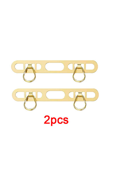 Choice3 Metal 2pcs golden 1pcs Stainless Steel Mobile Phone Lanyard Patch Sid...
