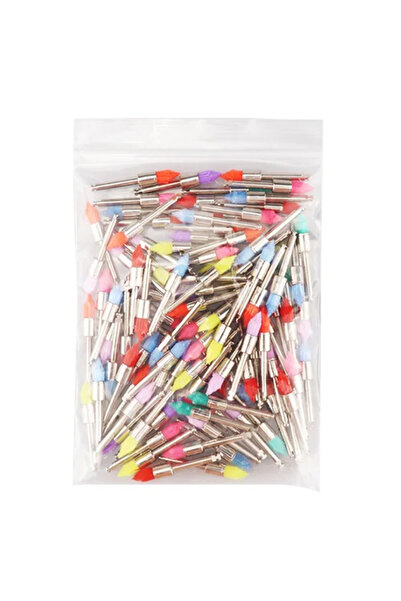 Choice3 Sharp Color 100pcs Dental Materials Prophy Prophylaxis Brush Colour W...