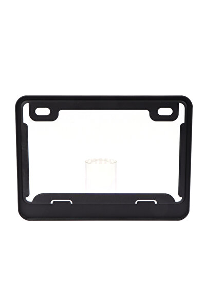 Choice1 black hollow Motorcycle License Plate Frames Universal Aluminum Alloy...