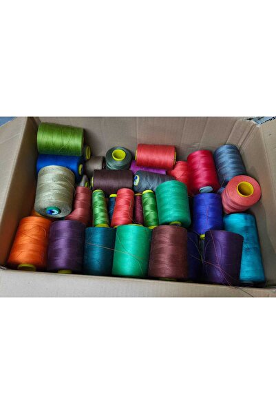 AKTEZ-EL 50 Numara Kalın 1 Kilogram Karıkış Renkler Dikiş İpi 5-10 Adet Arası...