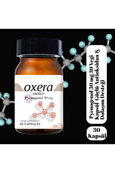 OXERA ENERGY Pycnogenol 30 mg 30 Vegi Kapsül – Güçlü Antioksidan & Dolaşım De...
