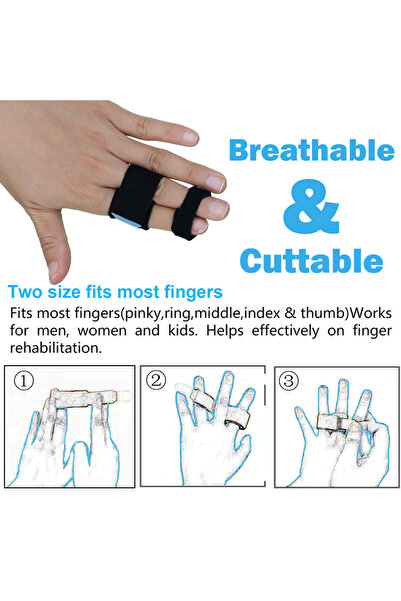 Choice1 أسود - 5 قطع من أشرطة بيكسمن 1/2/5/10 قطع من أشرطة الأصابع مع حشوة ما...