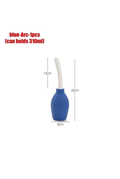 choice2 حقنة شرجية صغيرة السعة زرقاء كبيرة جدًا (قطعة واحدة) لتنظيف القولون، ...