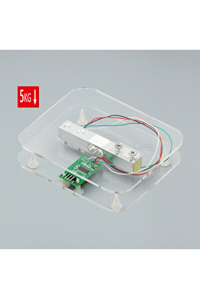 Choice4 مستشعر وزن رقمي ملحوم بوزن 5 كجم، وحدة تحويل تناظري رقمي HX711، وحدة ...