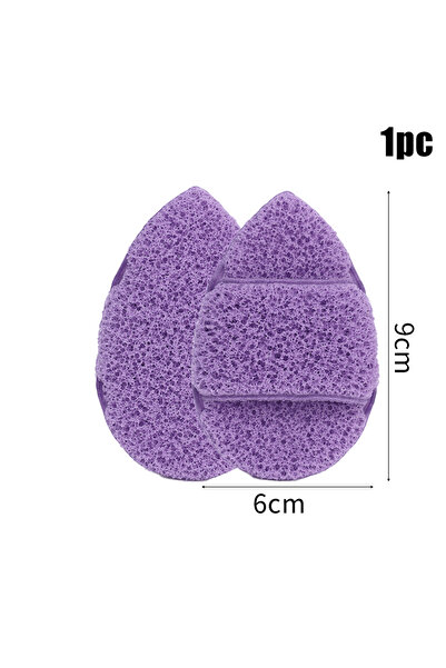choice2 قطعة واحدة - بنفسجي، من 1 إلى 3 قطع، إسفنجة تنظيف مقشرة للوجه، لإزالة...