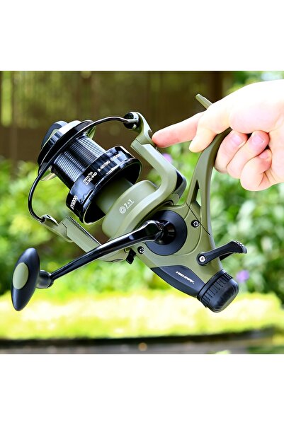 Choice1 بكرة صيد باكاوا الخضراء من سلسلة 8000، مزودة بعجلة لصيد الكارب، مصنوع...