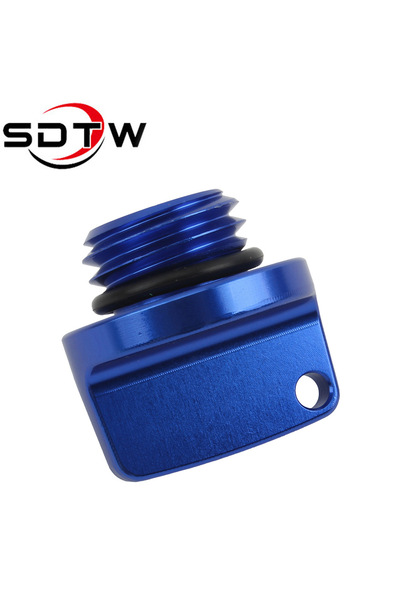 choice2 غطاء علبة المرافق الأزرق للدراجات النارية، مصنوع بتقنية CNC، مزود ببر...