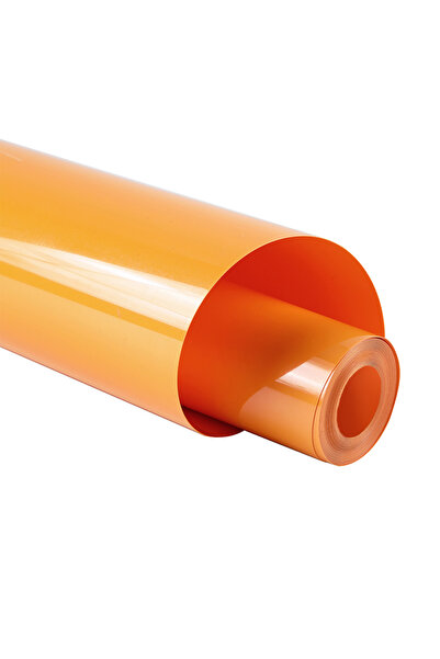 Choice12 لفة فينيل حراري برتقالي فاتح 30.48 × 91 سم، فينيل نقل حراري للقمصان ...