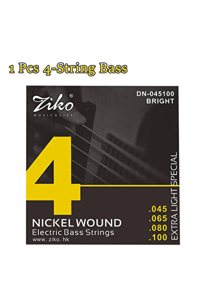 Choice14 1 Pcs 4 String 1/5/10 Set ZIKO Electric Bass Strings 4/5/6 String Ba...