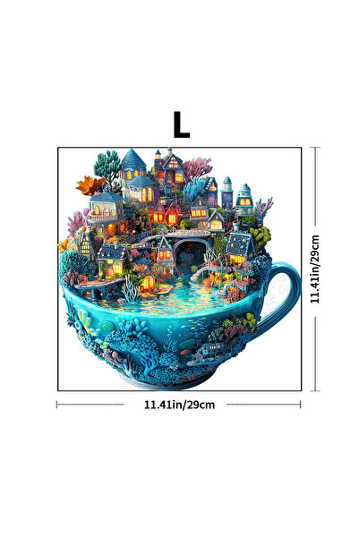 Choice7 أحجية حيوانات خشبية من عالم القراصنة Z234-L - أحجية عالية الجودة للكب...